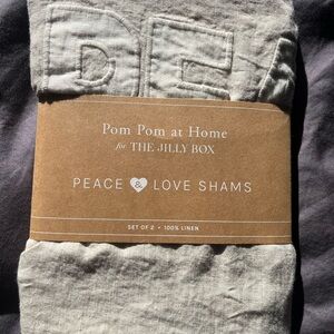 Pom Pom at Home: Peace and Love Pillow Sham Set